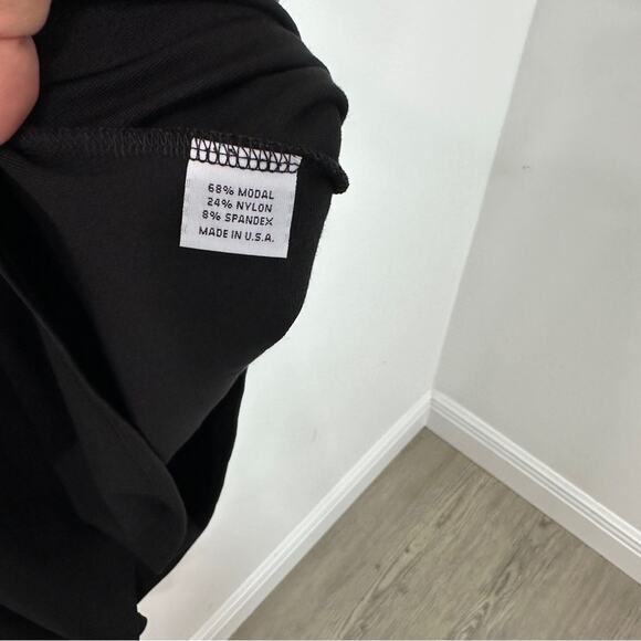 Bryn Walker Asymmetrical Tunic Tank Top Black size Medium - Picture 5 of 6